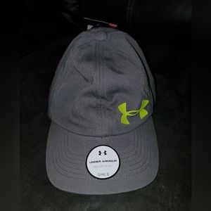 Under Armour Cap Gray Green Youth OS